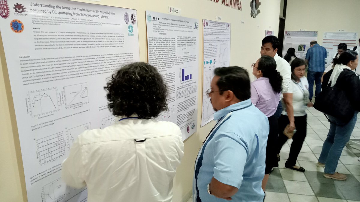 CicataIPN_Altam's tweet photo. Sesión de póster #EMDA4 @cigmmad
 @IPN_MX
 @CicataIPN_Altam
 #GESMAT https://t.co/KybRVQlV9d
