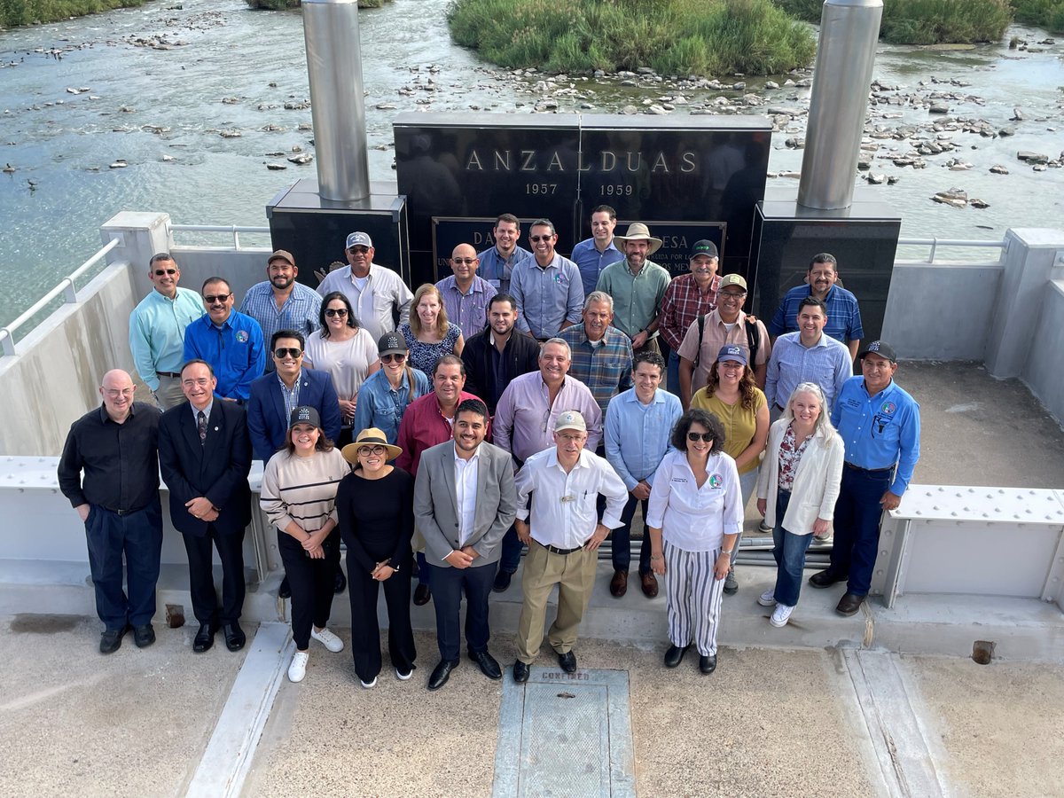 A successful Rio Grande/Rio Bravo Binational River Symposium with <a href="/TexasWaterFND/">Texas Water Foundation</a>, <a href="/cilamexico/">CILA MEXICO</a>, <a href="/TCEQ/">Texas Commission on Environmental Quality</a> and 150 other partners from Mexico and the US ended today with a tour of the <a href="/usibwc/">U.S. International Boundary and Water Commission</a> Anzalduas Dam. ibwc.gov