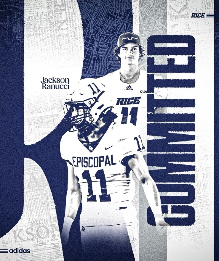 Jackson Ranucci (@ranucci_jackson) on Twitter photo #AGTG I am proud to announce that after a great conversation with <a href="/mbloom11/">Mike Bloomgren</a>, I have been offered a PWO and have committed to <a href="/RiceFootball/">Rice Football</a>. Thank you to all my coaches and teammates who pushed me every day. #RFND <a href="/CoachLeisz/">Steve Leisz</a> <a href="/CoachDanCasey/">Coach Dan Casey</a> <a href="/R_Bates7/">Coach Rashad Bates</a> @HollandHBFit <a href="/EHSSports/">EHS Sports</a> #AGTG I am proud to announce that after a great conversation with <a href="/mbloom11/">Mike Bloomgren</a>, I have been offered a PWO and have committed to <a href="/RiceFootball/">Rice Football</a>. Thank you to all my coaches and teammates who pushed me every day. #RFND <a href="/CoachLeisz/">Steve Leisz</a> <a href="/CoachDanCasey/">Coach Dan Casey</a> <a href="/R_Bates7/">Coach Rashad Bates</a> @HollandHBFit <a href="/EHSSports/">EHS Sports</a>