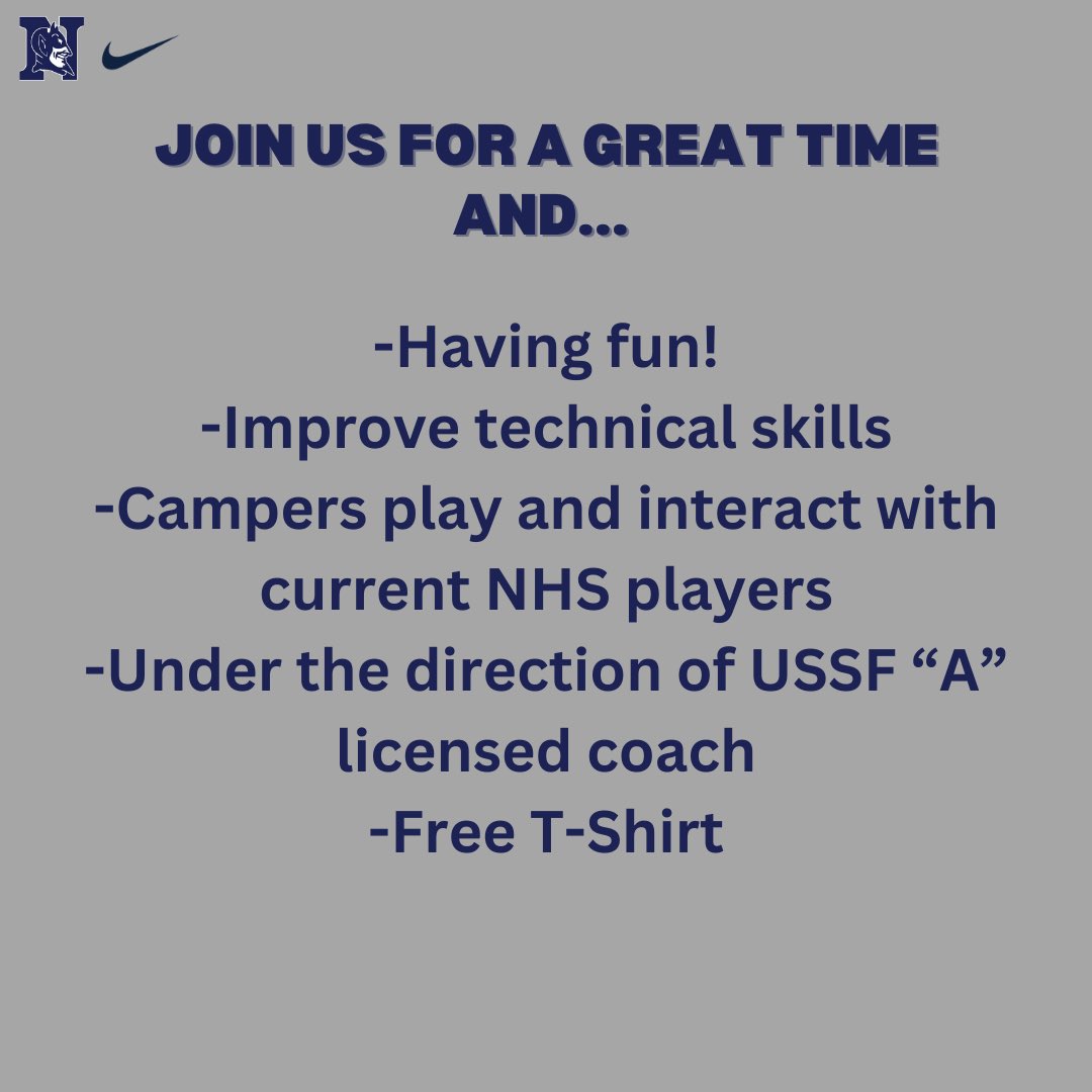 _coachfreeman's tweet photo. Y’all don’t forget our our Holiday Kids’ Camp next week! Head to https://t.co/e1DszowgNN to sign up! @norcrosssports @NHSCommSchool https://t.co/wRCMOASQZ3