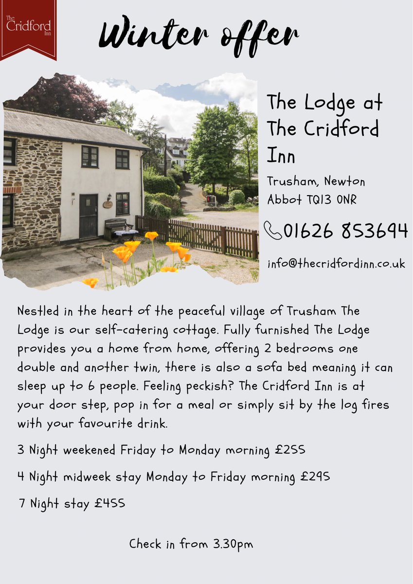 Cridford Inn tweet media