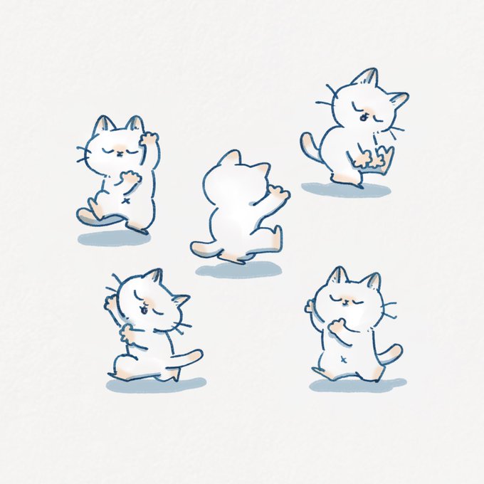 「cat stretching」 illustration images(Latest)