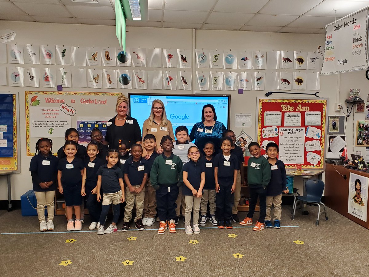 KBGeckos's tweet photo. JA visited our kindergarten classrooms this morning! Never too young to start building that financial intelligence!! @CCSDConnects @WBGoodwinGators https://t.co/0GPzhinkxW