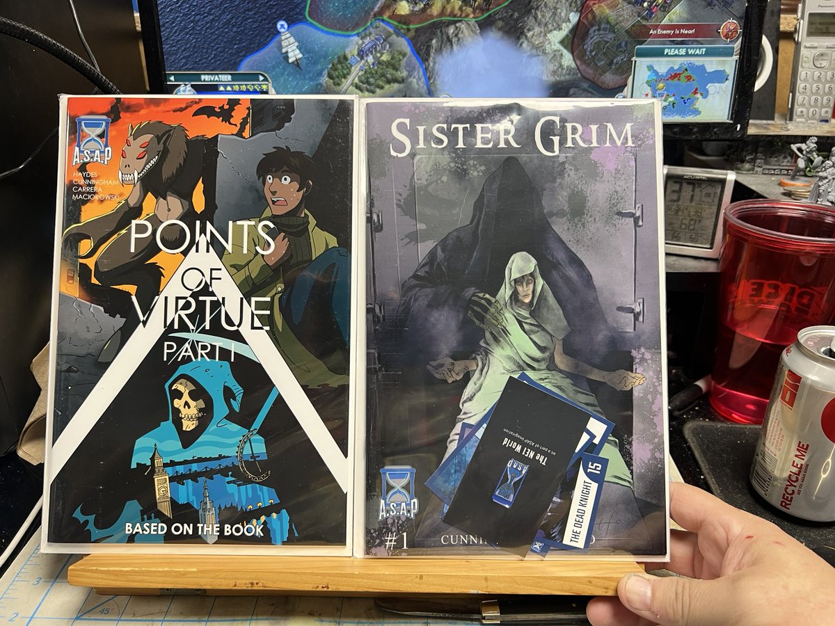 zenturian2000's tweet photo. @asapimagination look what got here today! #asapimagination #sistergrimm #pointsofvirtue https://t.co/JMk4ECYE3p