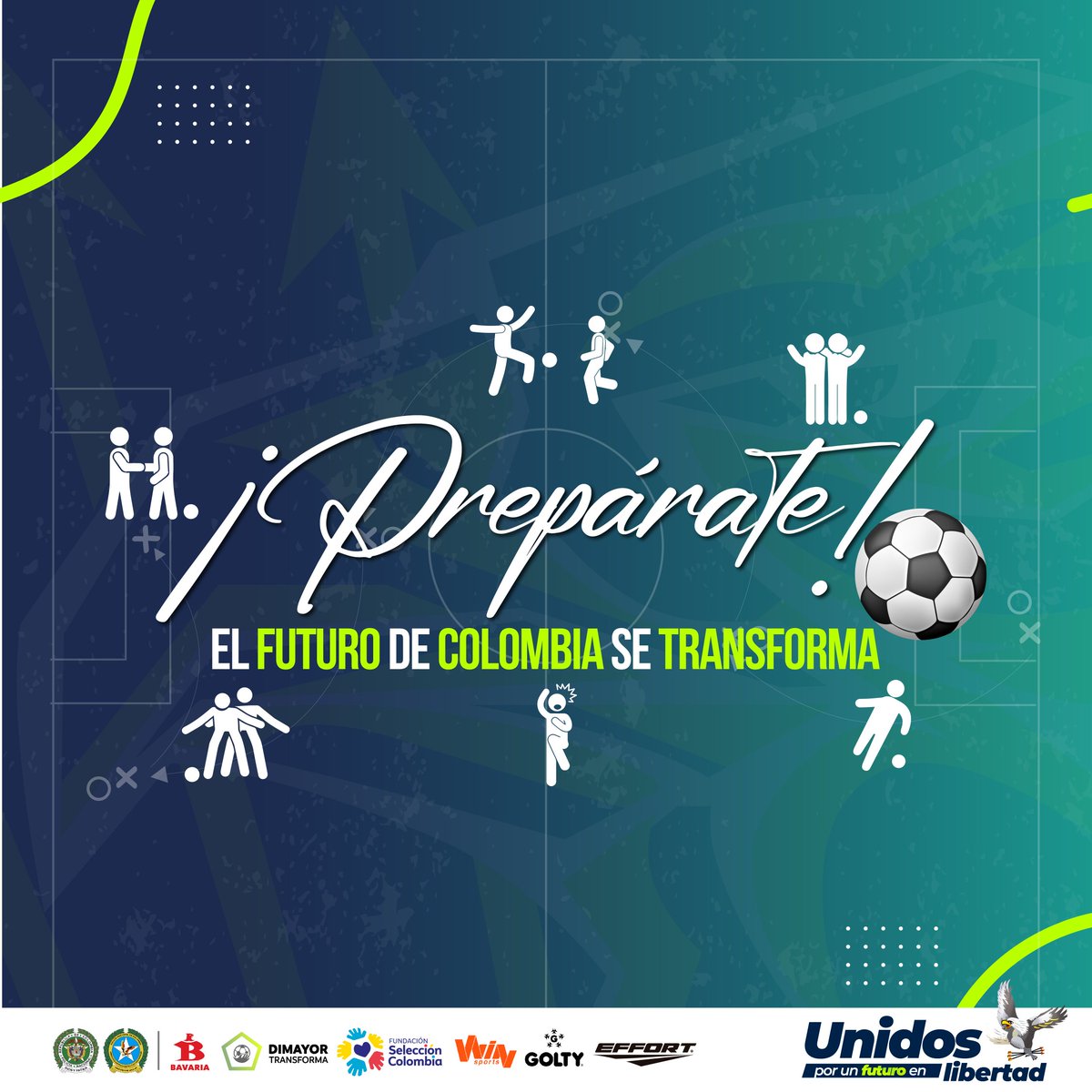 GaulaPolicia's tweet photo. ¡Prepárate!

Desde los colores de nuestra bandera 🇨🇴 hasta los sueños que compartimos, cada paso que damos hoy, es una semilla para el futuro de Colombia. 

¡Unidos por un #FuturoEnLibertad! https://t.co/4jsVLSdIQe