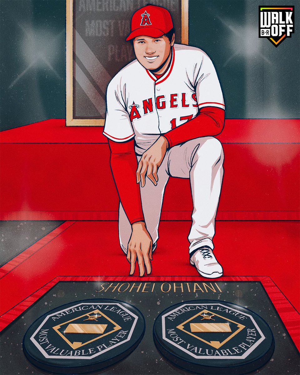 BleacherReport's tweet photo. SHOHEI OHTANI IS THE UNANIMOUS AMERICAN LEAGUE MVP 🐐 @BRWalkoff https://t.co/CG936009TI