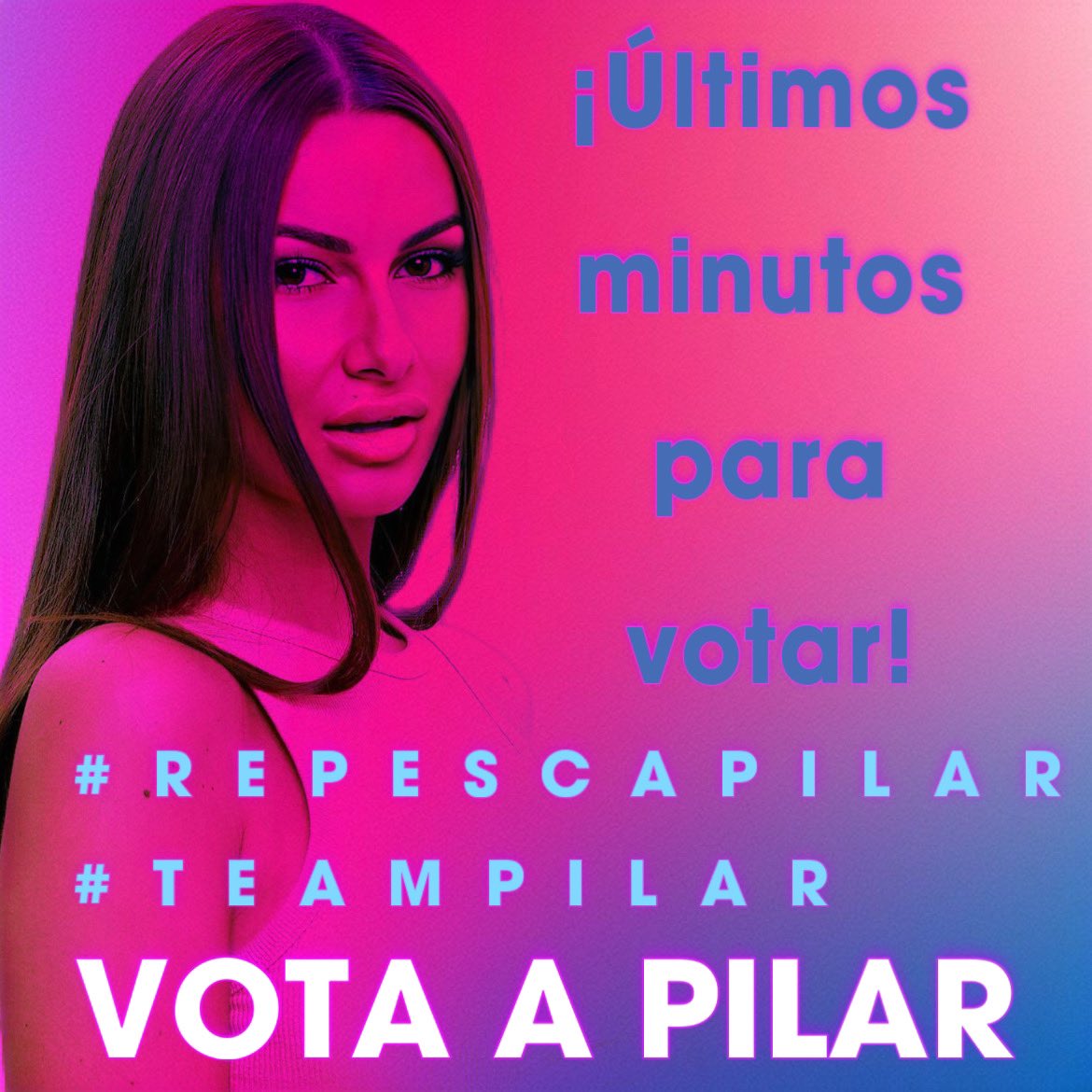 SerpientePink's tweet photo. #GHVIP16N ÚLTIMOS MINUTOS, NECESITAMOS TODO VUESTRO APOYO PARA QUE GANE LA VERDAD Y NO LA MENTIRA⚖️✅😇
🔁REPOSTEA Y HAGAMOS PIÑA #TEAMPILAR🍍💖
¡QUÉ SE UNA ESPAÑA PARA ESTA CAUSA!🇪🇸💖
VOTA POR PILAR LLORI PARA QUE SE QUEDE #ghvipgala10👑💄🏠👸🏻💖
#repescapilar #repescapilar16N https://t.co/ppU1RmvARy