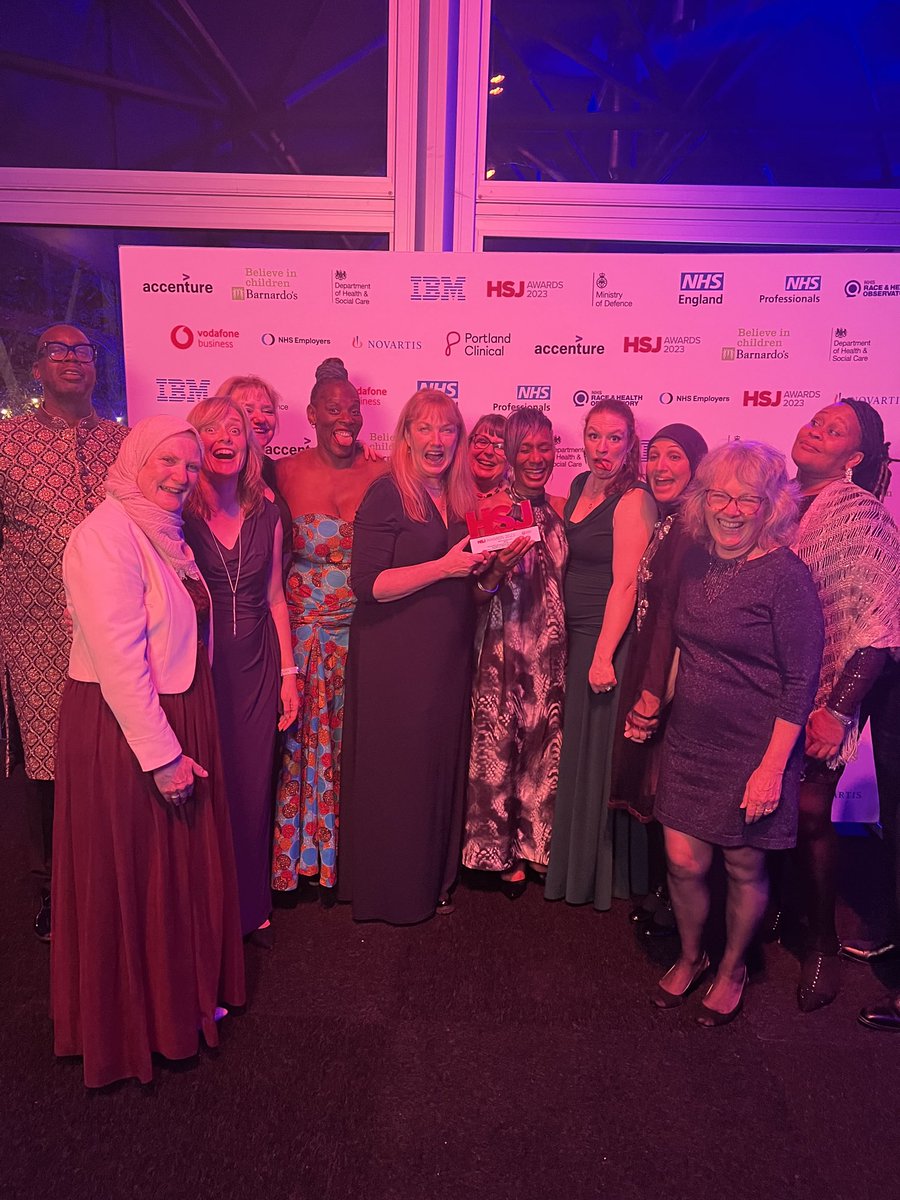 Winners 🥳🎉⁦@HSJ_Awards⁩ @HSJnews @amymaclean @bhamcommunity @dee_visuale @happyslinglady @MyBCU @BSol_ICS @LegacyWM1 @Project_BUMP @alisonmoore52 @AlisonWarren26 @BCCNewsRoom ⁦@BhamCityCouncil⁩ ⁦@ppvernon⁩ ⁦@SalmaYaqoob⁩ ⁦@MarionGibbon⁩