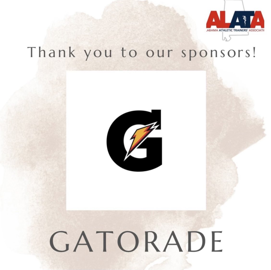 Next up we would like to thank Gatorade Performance Partner for sponsoring our ALATA CSMM!

@GPPartner @Gatorade
