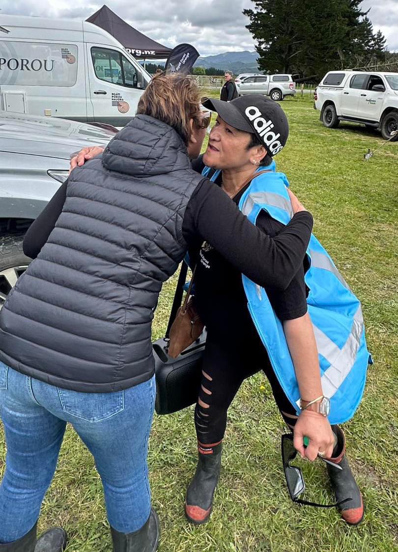 LabourMaoriNZ's tweet photo. #IkaroaRāwhiti MP, Cushla Tangaere-Manuel back out connecting with the people. Chucking her tautoko behind an event to give #cyclonegabrielle whānau a great day out & @ her old stomping ground as MC for #NgatiPorou East Coast Rugby Union’s prizegiving #NPEC He wīwī - Nati! #nzpol https://t.co/ixi0oEVRzf