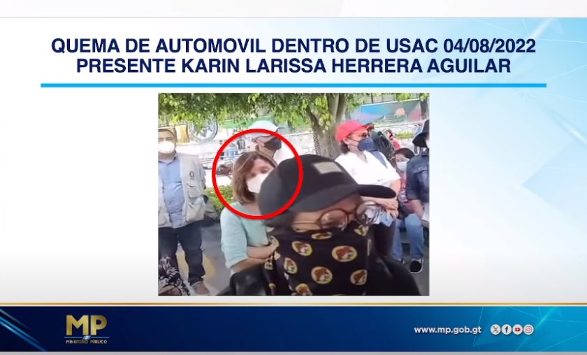 Rafa_Mal0072's tweet photo. La prueba más contundente del @MPguatemala contra @KarinHerreraVP para pedir retiro de antejuicio…

Es que sale en un video de una conferencia de prensa en agosto del 2022.

Lo más interesante, la conferencia fue AFUERA de la universidad, en la Petapa.

Bien sólido  el caso. https://t.co/0QJll5p5kd