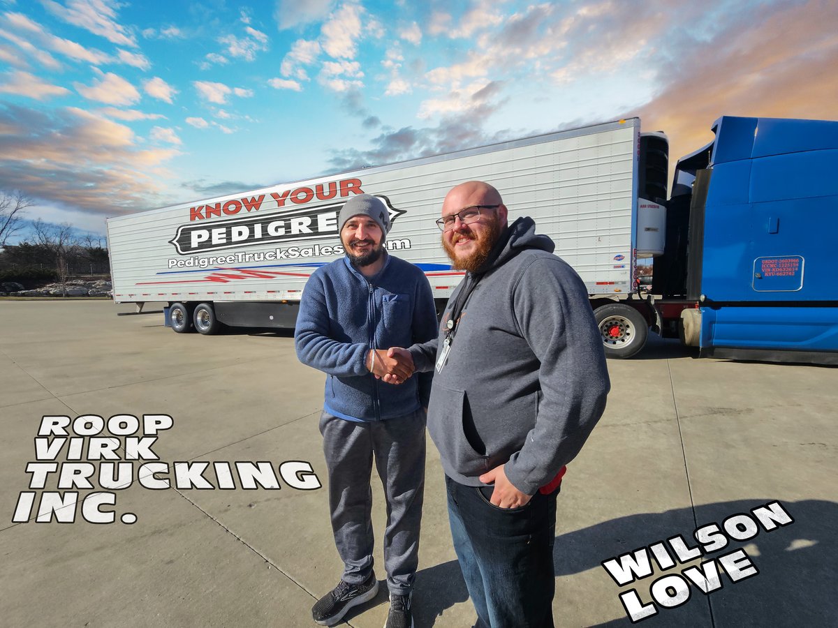 PedigreeTruck's tweet image. Roop Virk is ready to #MakeThatMoney with this perfect condition #reefer his got from Wilson at PedigreeTrucks.Com No one knows a #reefertrailer like Prime &amp;amp; Pedigree so get yours from the experts!

Call/Text Wilson to get your next #semitrailer at 417-655-3934