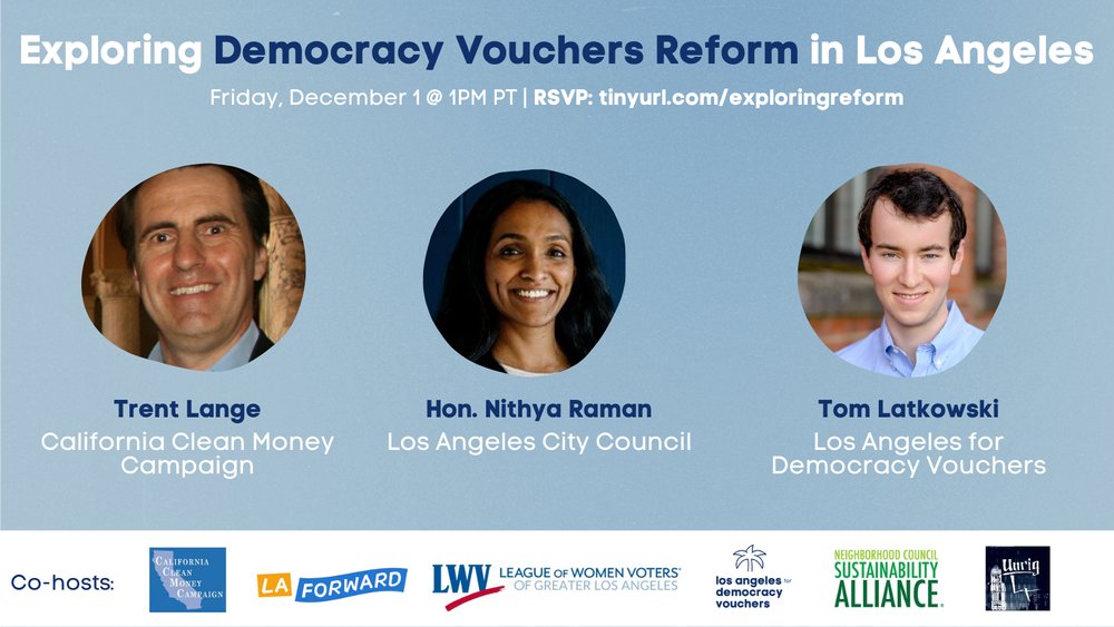 Los Angeles for Democracy Vouchers tweet media