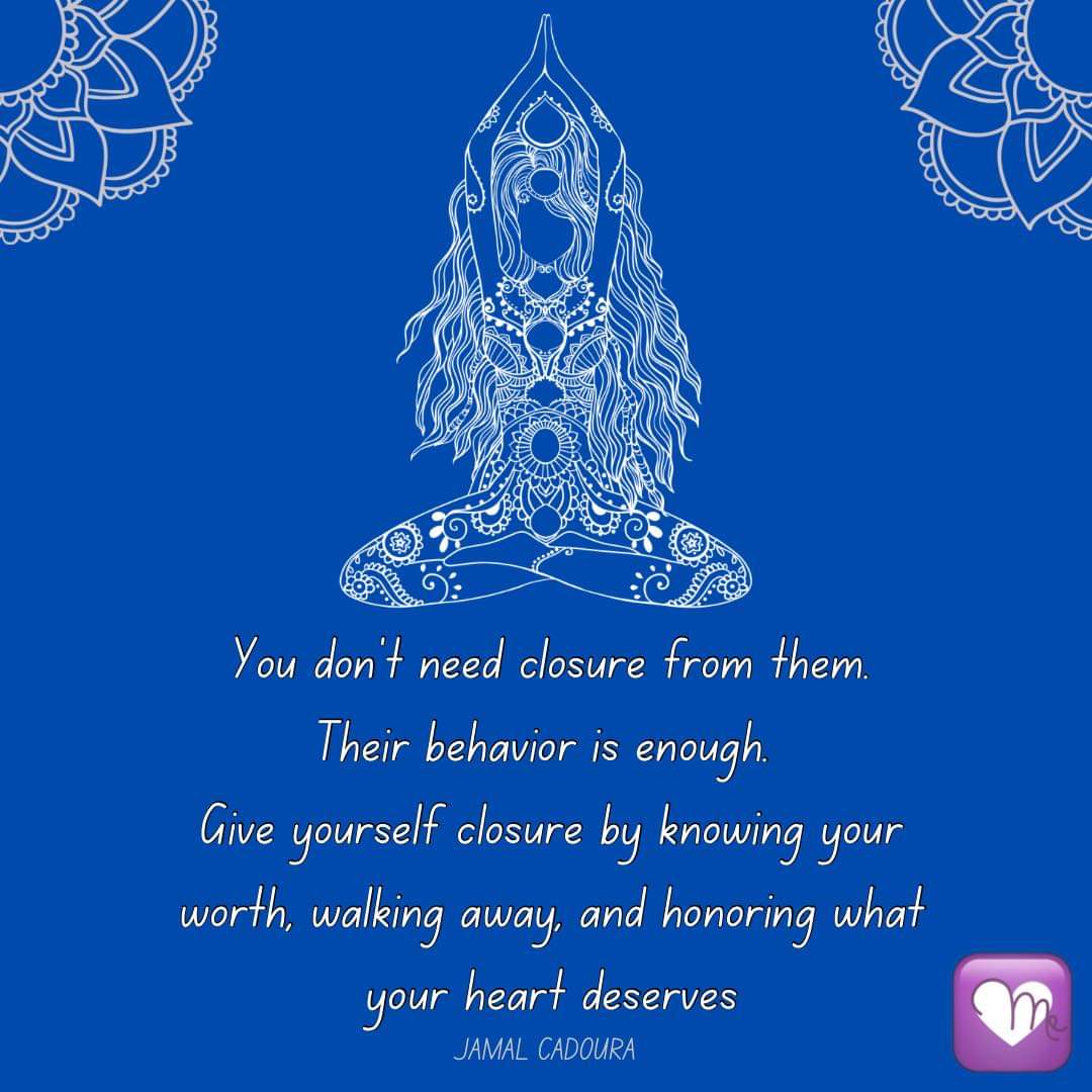 Peace ✌🏼 
Know your worth 💫🙌🏼💖♾️

#closure #knowyourworth #knowyourself #knowyourvalue  #empathlife #loveme #positivity #loveandlight #thankful  #masteringlife