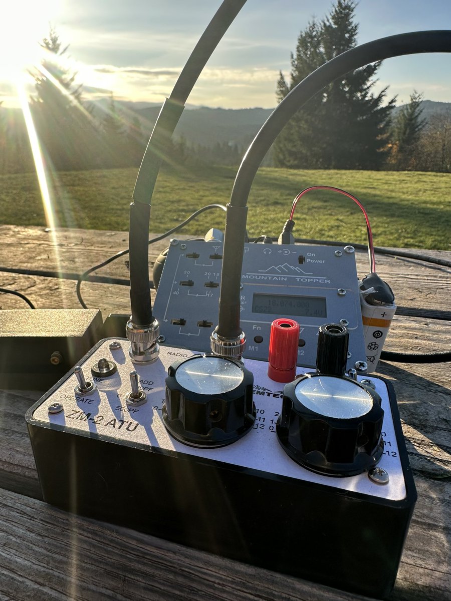 bj221_'s tweet photo. Lovely day to POTA! #LNRPrecision #QRP #MorseCode #AmateurRadio #HamRadio #CWFOREVER https://t.co/dWH27z01dE
