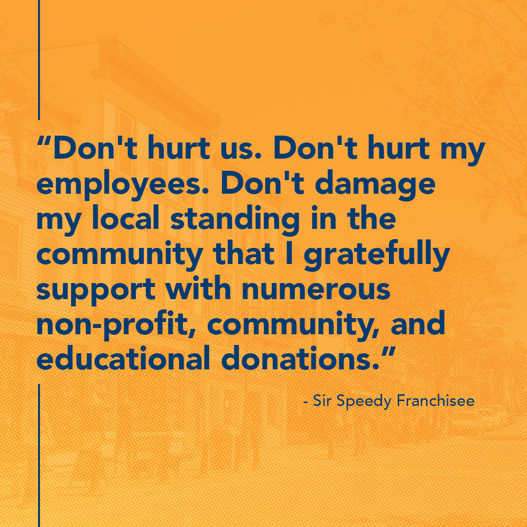 SaveLocalBiz's tweet photo. Local businesses are critical for our communities and our economy. Joint employer rule will harm business owners across nearly every industry. Here’s what one business owner has to say ⬇️ #SaveLocalBiz https://t.co/VSbrOwFvwi