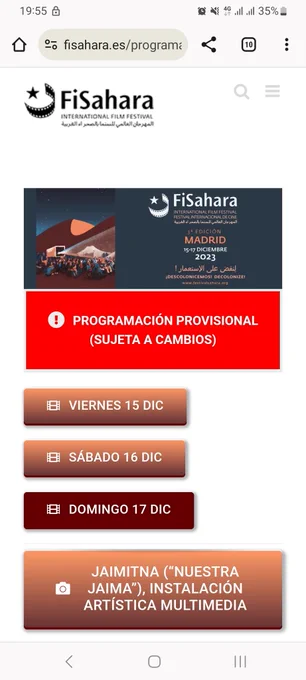 Image from Escuela De Cine Saharaui (@EFA_Rasd)
