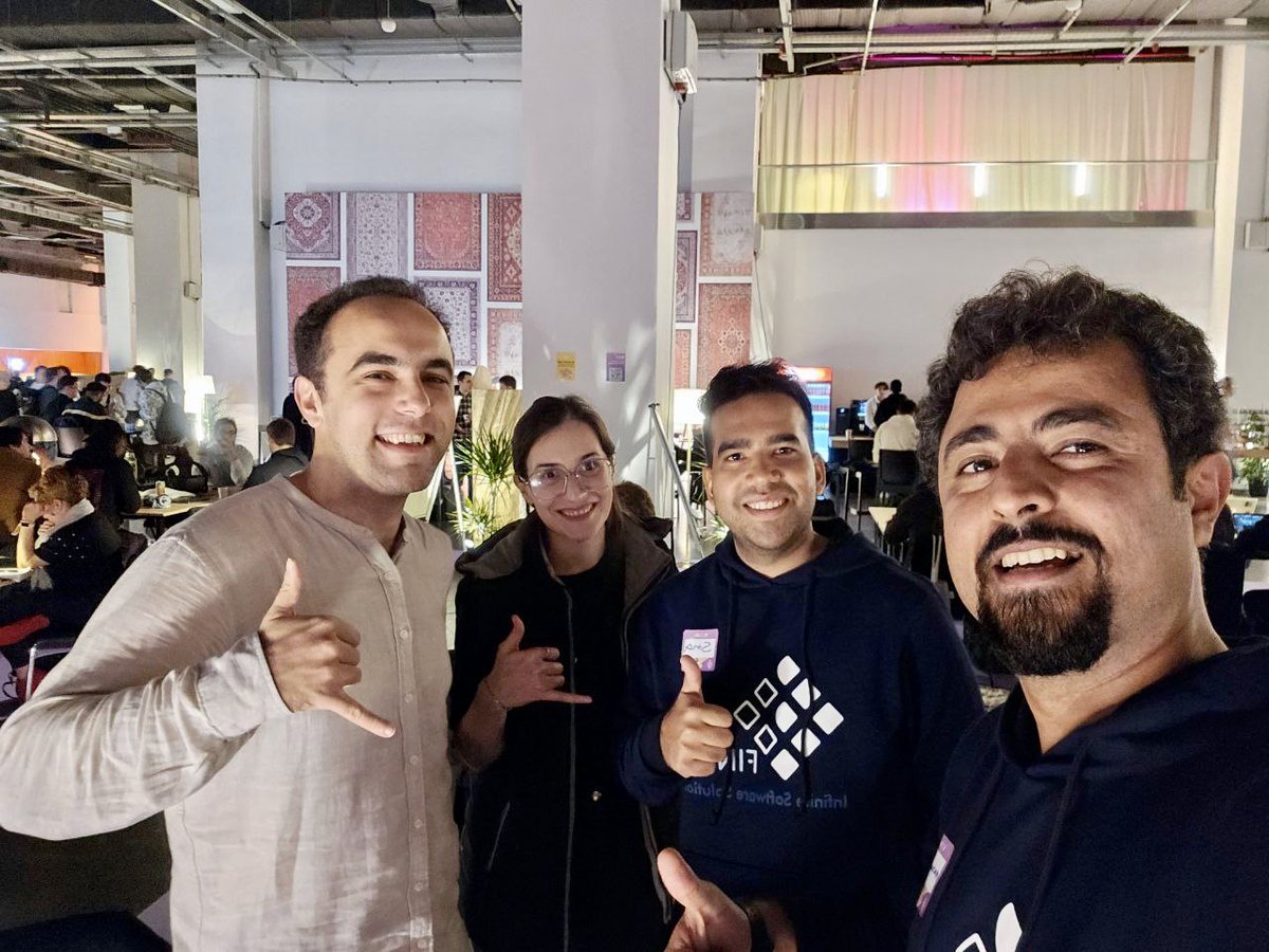 FinitX_Co's tweet photo. Connecting the Dots: From DevConnect 2023 to CoWork!
 As Finitx, we’re thrilled to share our enriching experience from  DevConnect 2023! 🚀 Our team had the opportunity to meet many incredible  professionals, sparking inspiring conversations and forging valuable  connections. https://t.co/wk6O1uQjCy