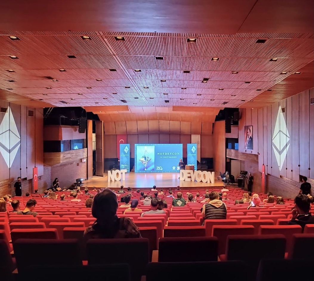 FinitX_Co's tweet photo. Connecting the Dots: From DevConnect 2023 to CoWork!
 As Finitx, we’re thrilled to share our enriching experience from  DevConnect 2023! 🚀 Our team had the opportunity to meet many incredible  professionals, sparking inspiring conversations and forging valuable  connections. https://t.co/wk6O1uQjCy