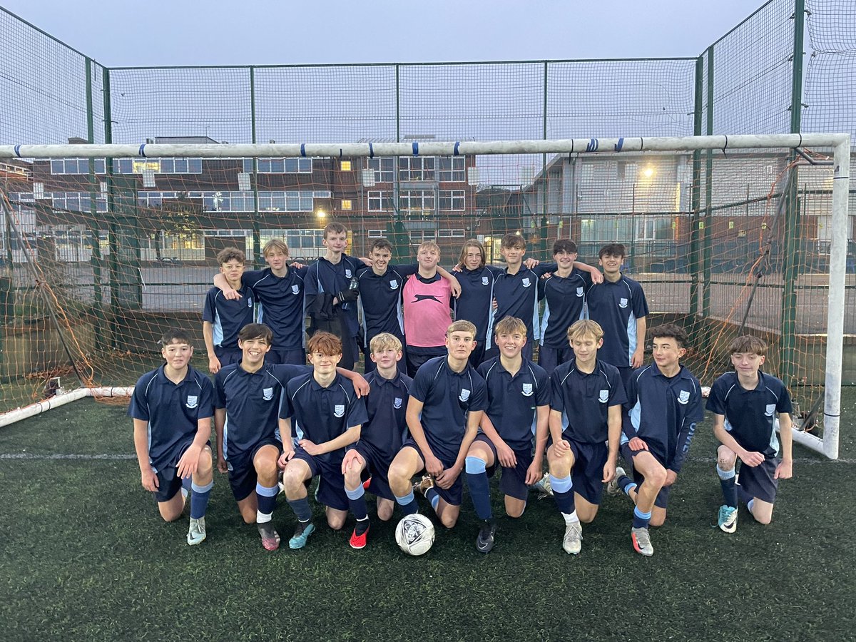 Congratulations to our fantastic Year 10 football team who won on penalties to go through in the national cup