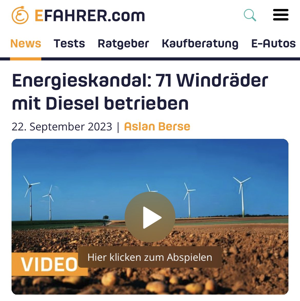 „Die offizielle Erklärung lautet, man habe die Anlagen in der kalten Dezemberzeit warm halten müssen.“ efahrer.chip.de/news/energiesk… t.me/Rosenbusch