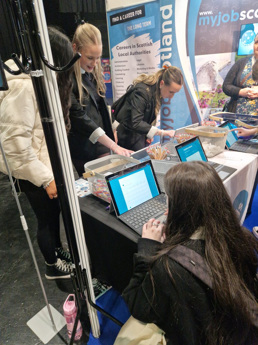 ⚫️🟡 DYW Events 🟡⚫️

Two busy days in a row for our senior pupils!

All S4 pupils attended the Skills Scotland event in the SEC yesterday, chatting to a wide range of employers!

Today, a smaller group of S4-6 pupils attended <a href="/AirdrieoniansFC/">Airdrieonians FC</a> for another Employabilty event.