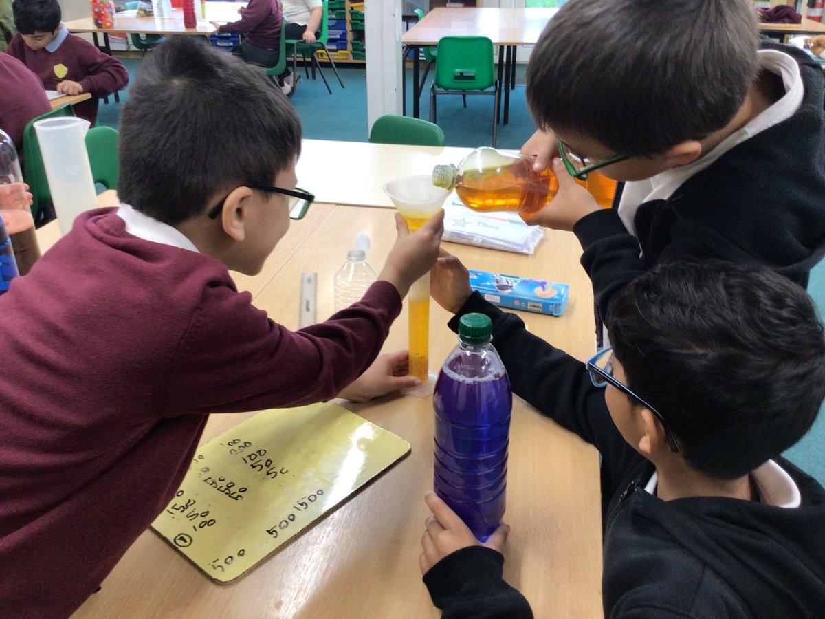 exton_mary's tweet photo. Maths measuring fun at Mary Exton! A magical morning making potions and slime. #MEYear3 #MEMaths https://t.co/iHSFWg0EYU