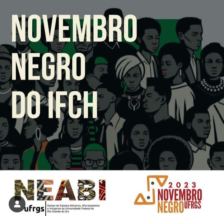 ComunicacaoIfch's tweet photo. 📅 Confira a agenda completa do Novembro Negro no IFCH! Eventos organizados pelo NEABI e alunos da UFRGS, focados em cultura e história afro-brasileira e indígena. Detalhes completos em: https://t.co/0jUB7w4rdc

#NovembroNegro #IFCH #NEABI #UFRGS https://t.co/GfjgS1Xpl7