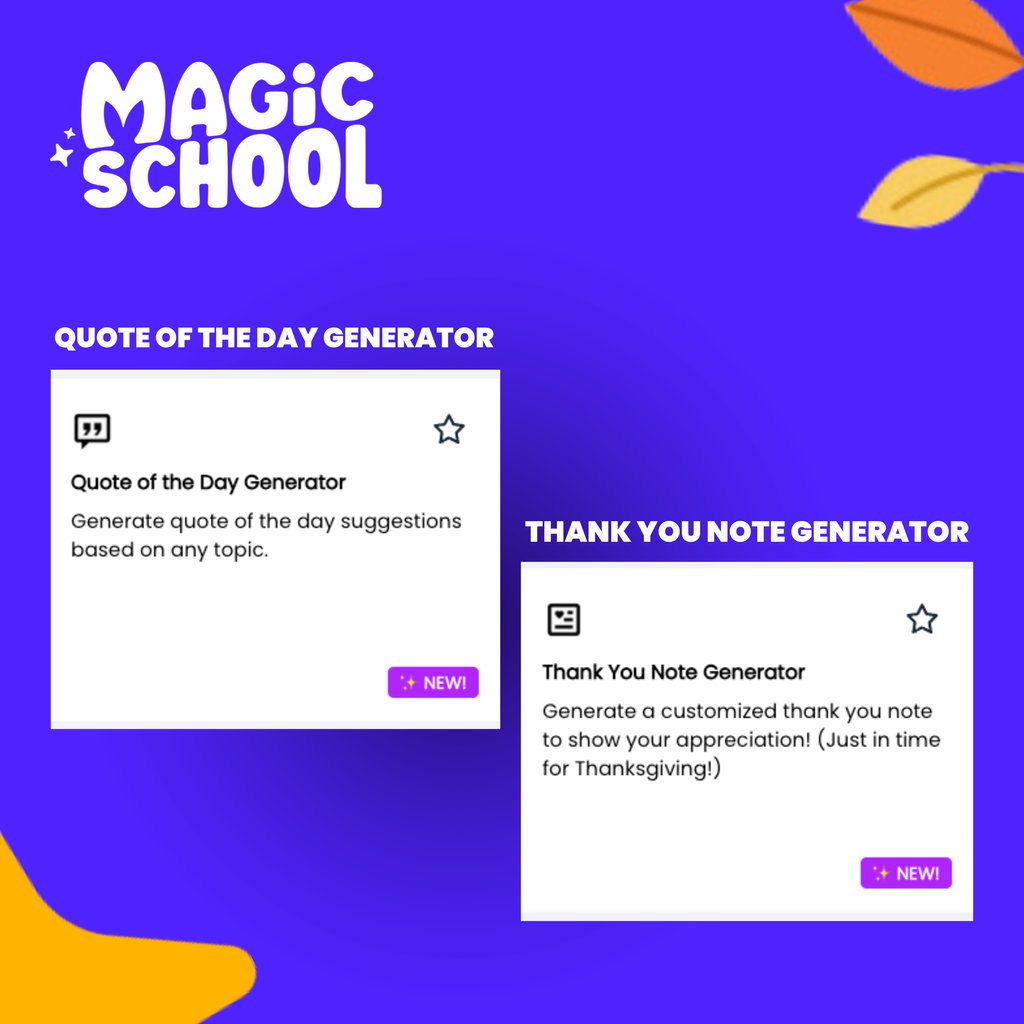 MagicSchool AI 💜 🪄✨ tweet media