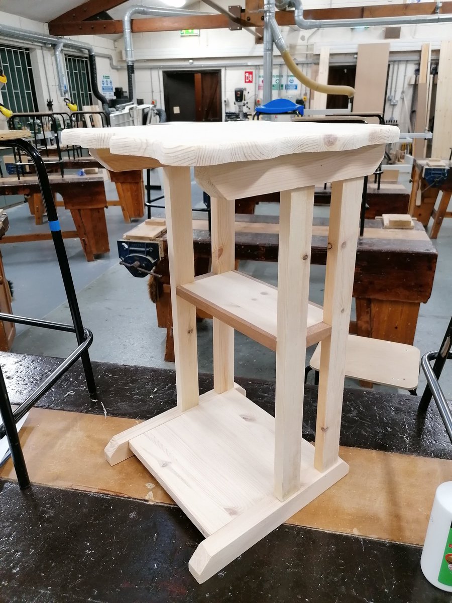 The first table went home today. Great effort made by one of our 2nd year girls to complete this student design task. Well done Emma 👌