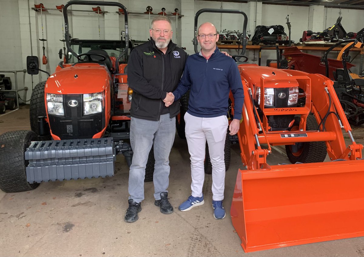 It was an absolute pleasure to deliver the latest Kubota additions to the Grove today. I can’t thank Will and his team enough for continuing to build a strong relationship with myself and George Browns. 👊🏼
