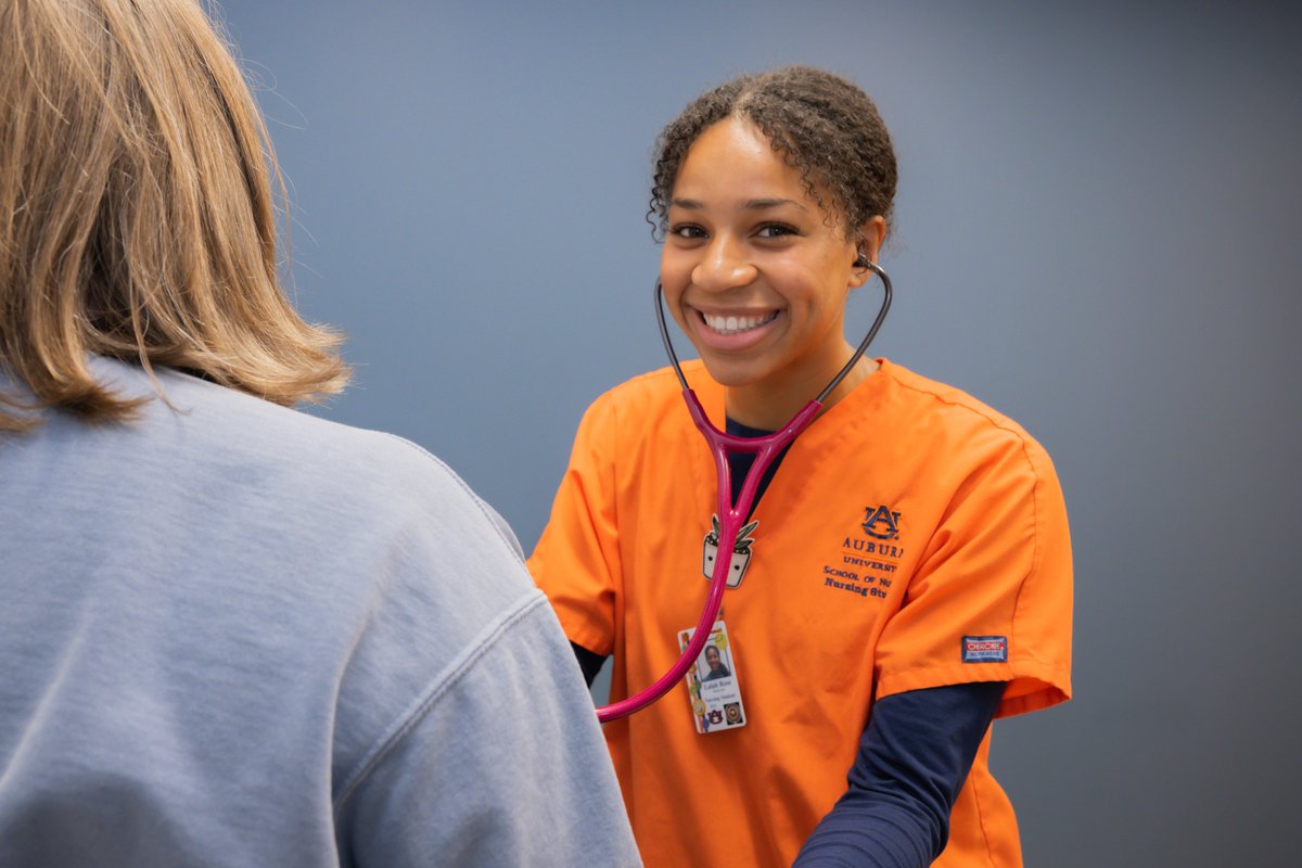 AuburnU's tweet photo. Mentorship matters 🤝

Auburn's College of Nursing  is supporting the next generation of nurses through a new National Apprenticeship Program. 🩺

#NationalApprenticeshipWeek | #AuburnAtWork

🔗: https://t.co/PuX8sjBMut https://t.co/1leJDU0AjU