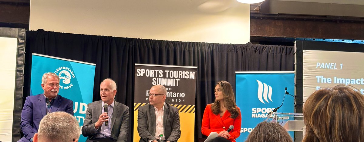 Sport Tourism Summit!!

Interesting hearing from @NeilLumsdenMPP Doug Hamilton Dan Mackenzie and Lindsay Hamilton discussing the impact of sports on the community. 

#GreyCup #SportSummit