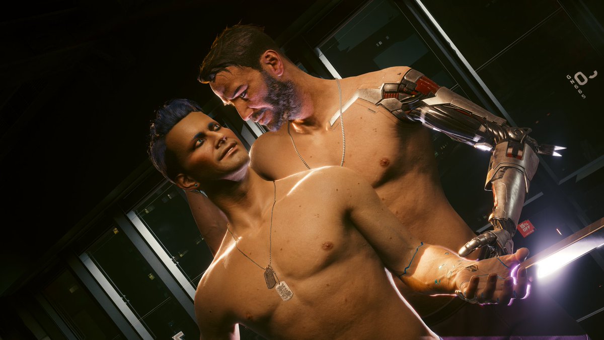 Blizzardforce's tweet photo. Happy Birthday Johnny~
#Cyberpunk2077 #JohnnySilverhand #VirtualPhotography #MaleV #NightCity #PhotoMode #Cyberpunk2077PhotoMode #OTPBlueRocker #SilverV #VinceSmidt https://t.co/9kfCrZBtIw