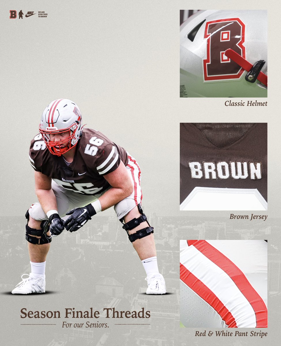 𝐅𝐨𝐫 𝐨𝐮𝐫 𝐬𝐞𝐧𝐢𝐨𝐫𝐬.

Week 10 &amp; season finale threads as we take on Dartmouth for Senior Day 🐻

#EverTrue