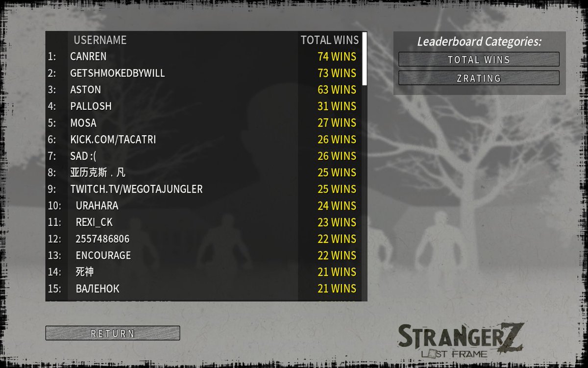 WJungler's tweet photo. The grind continues...! I am now ranked #9 in the world on Stranger Z. #StrangerZ #TopTen #Top10 https://t.co/9WeORs6Swr