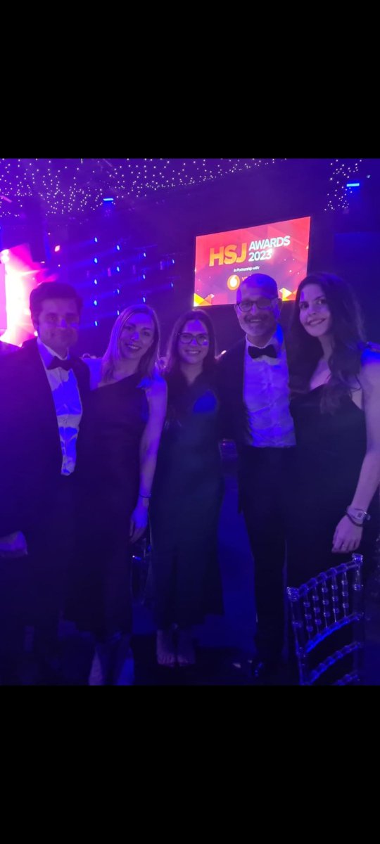 Team ATLAS representing St Barts hospital! 🍾 #magnum #table58 #hsj_awards #hsjawards @ACPs_Cardiology @krishnaraj82