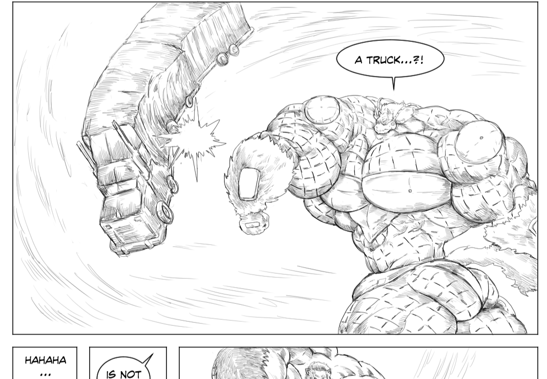 SetrakArcana's tweet photo. Full Page 142 of my exclusive #musclegrowth #comic  "Soft Bear" on my p@treon, at page 163 right now! Check it out! 💪 #furry #muscleart #furryart #furrymuscle #muscleart #furryartwork #furrybara https://t.co/OyWiCbLLz0