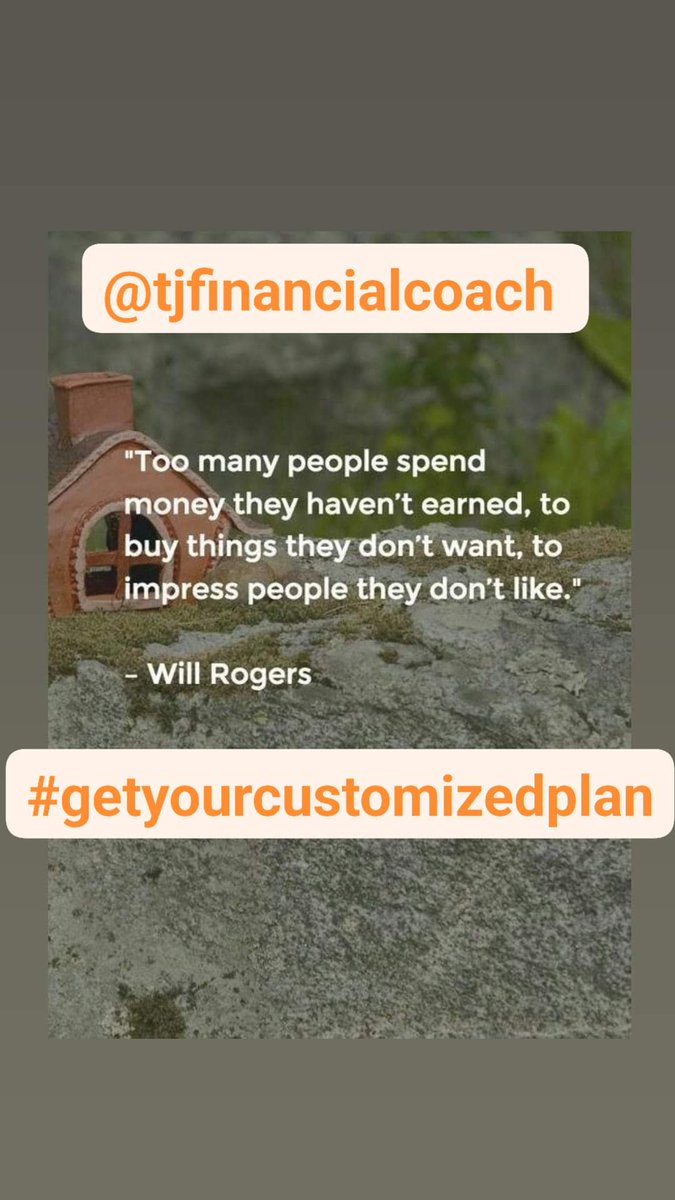 tjfinancialcoa1's tweet image. Thankful Thursday!
We only need a Plan to implement.
Need A Plan Talk to TJ Financial Coach.
Stay focused with the Goal!

No Monthly Fees.. Your fee is per session to educate and empower.
#credit #increasecreditscore #wealthcreation #buyahome #buyacar #budget