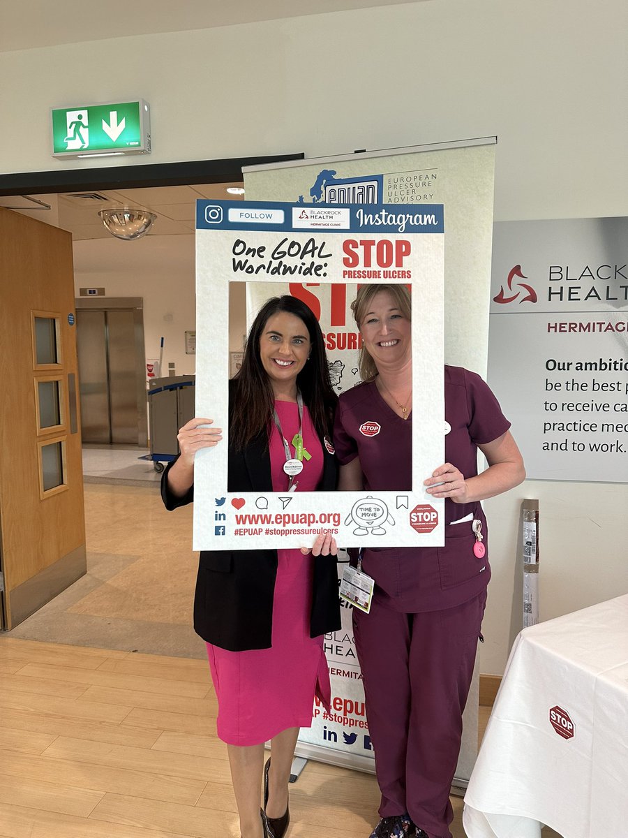 Melanie_irl's tweet photo. On this very important world patient safety day #stoppressureulcer our very enthusiastic TVN Samantha is leading way @HealthBlackrock  in promoting the prevention of pressure ulcers 👏🏼 #eupap https://t.co/gB1XGP6T5Z