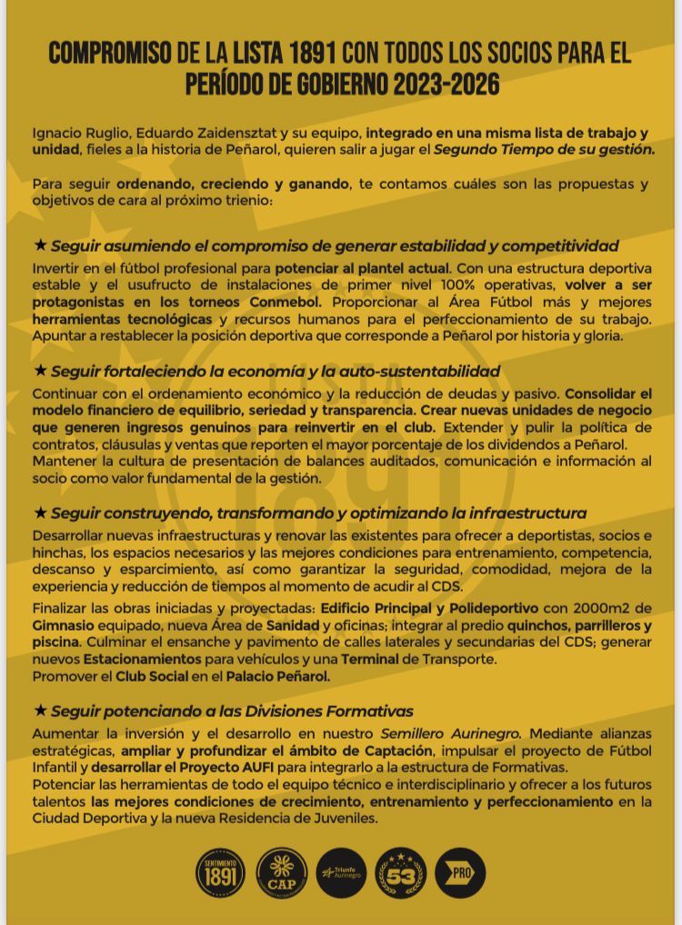 gurudelemoji's tweet photo. Este sábado a votar con conciencia para seguir mejorando Peñarol.
No volvamos atrás
Lleva a @alegonzalez_29 de @ViviPenarol53 al consejo https://t.co/jmsTC0Apx6