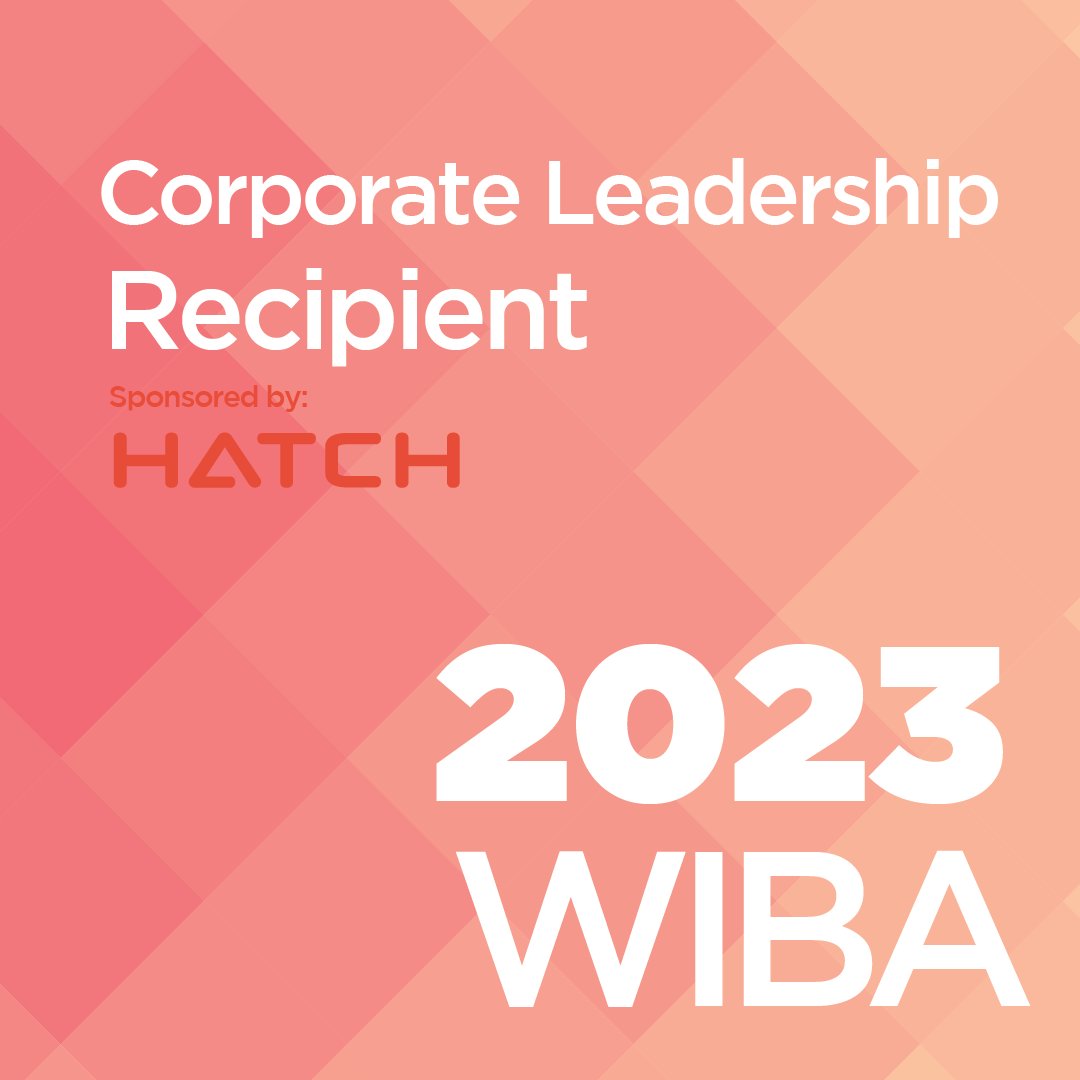 💗🧡 WIBA Recipient 🧡💗 🏆 2023 Corporate Leadership Award Recipient: Cassandra Ogunniyi For more information on the recipient, click here: 🔗gncc.ca/2023-wibas-cor… Sponsored by: Hatch #WIBA2023