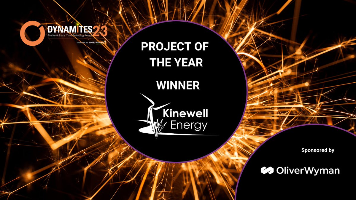 And the winner for the Project of the Year award🏆Sponsored by <a href="/OliverWyman/">Oliver Wyman</a> is… <a href="/kinewell/">Kinewell Energy</a>! Huge congratulations to all the team! #Dynamites23