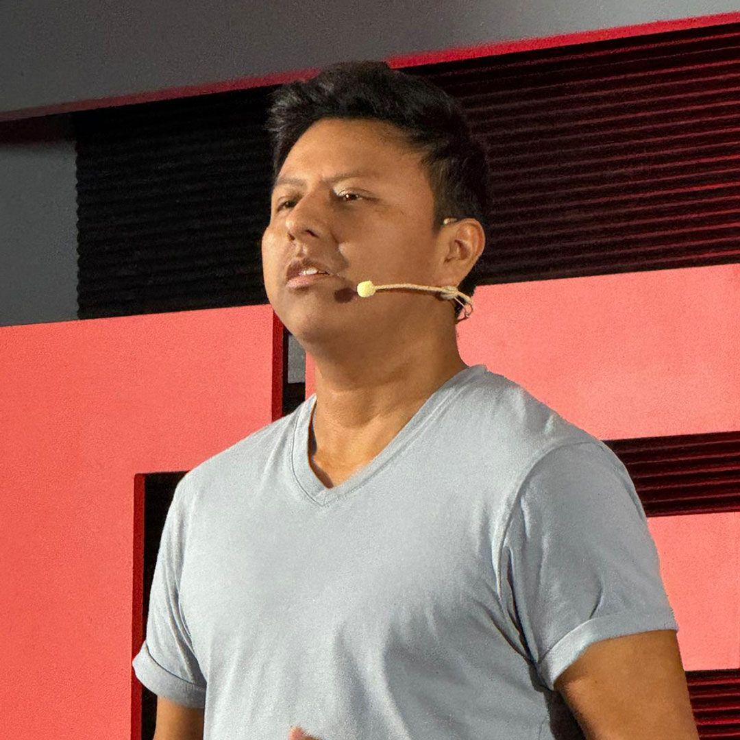 Carlos Munez has just walked on stage ready to deliver his talk, ‘Adversity, discovery and acceptance of a true identity’.

There is great power in exploring our identity. We can write our very own story and define our identity.

#TEDxWarrington #identity