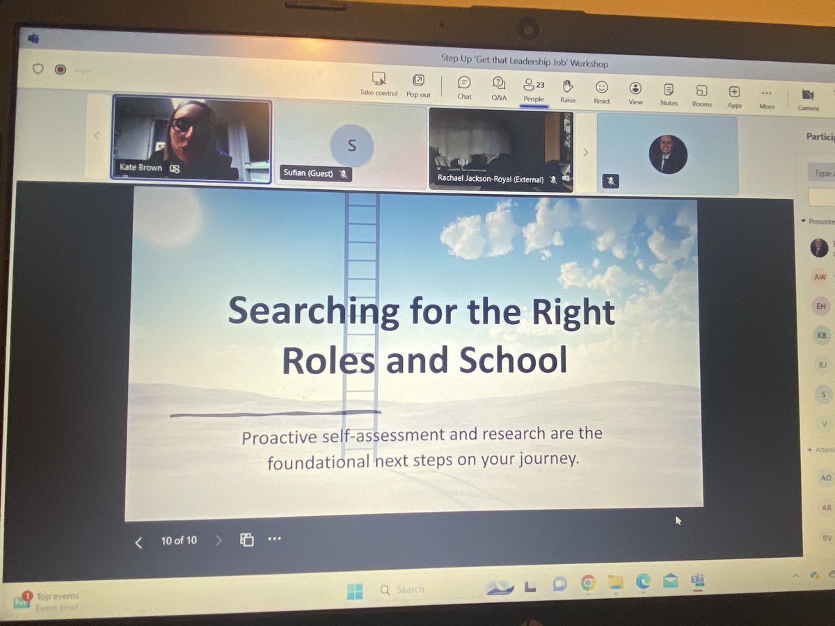 “You require just as much investment as the school.” <a href="/MsKateABrown/">Ms K. Brown</a>