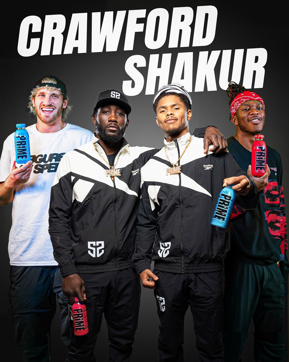 PrimeHydrate's tweet photo. PRIME is proud to partner with boxing’s greatest @terencecrawford (40-0) and @ShakurStevenson (20-0) as we continue to elevate the best in the world! #CertifiedDAWGS https://t.co/tRHggkiEX2