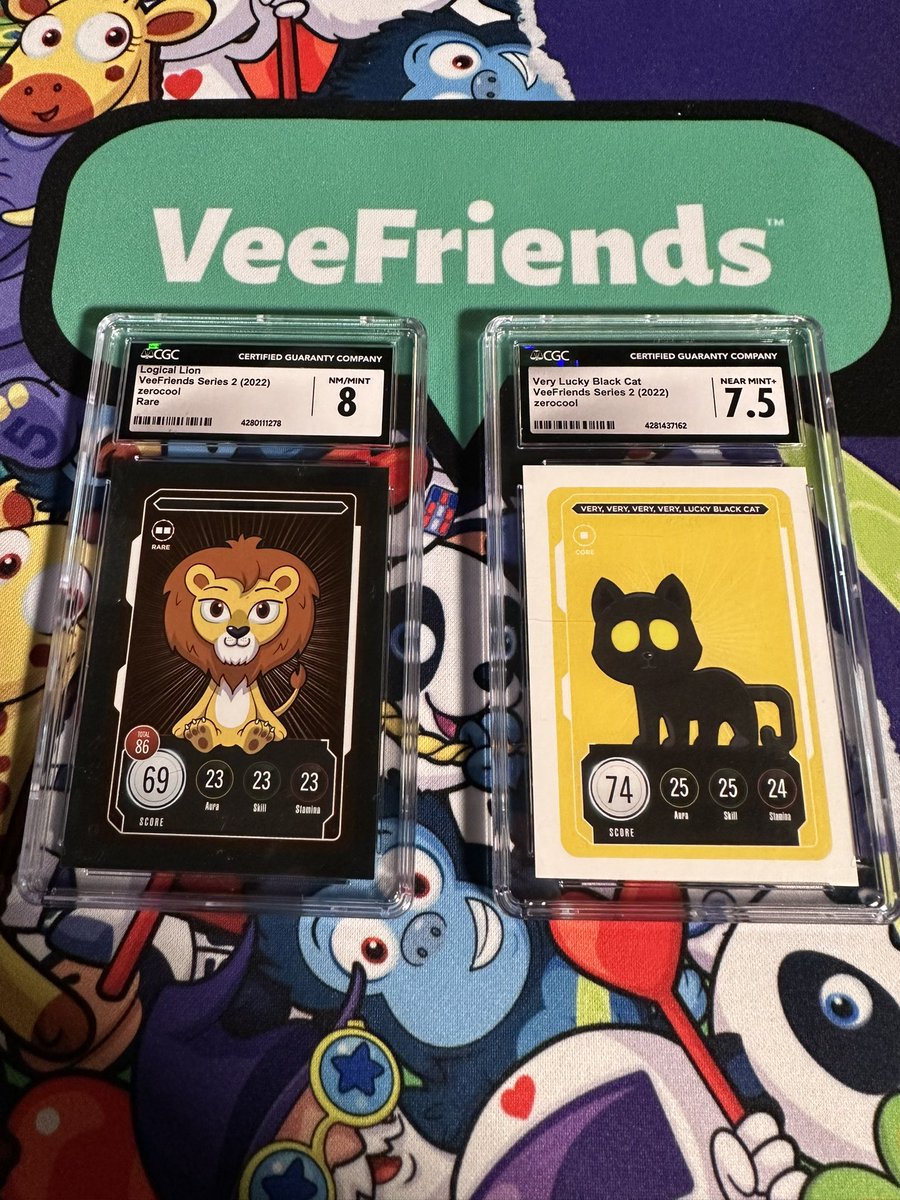 VeeFriendsCards's tweet photo. You get offered to add one of these 2 cards to your VeeFriends Deck… 

Which one are you adding and why?!? 
#VeeFriendsCards https://t.co/HJvtvveZWD