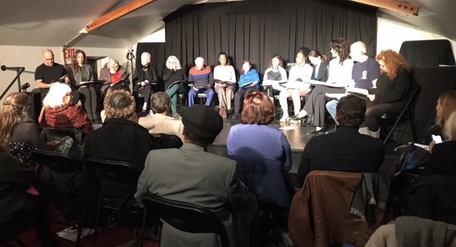52Variables's tweet photo. @docuqueen @NYWIFT Thank you Cynthia! It was an honor to have you there! That the @GuildHall was packed to the rafters and beyond - people were sitting on windowsills, desks, even standing, made it a nice return to live, staged readings. Join @NYWIFT to check out its affiliate, the #NewWorksLab https://t.co/IWKQLhMrbQ