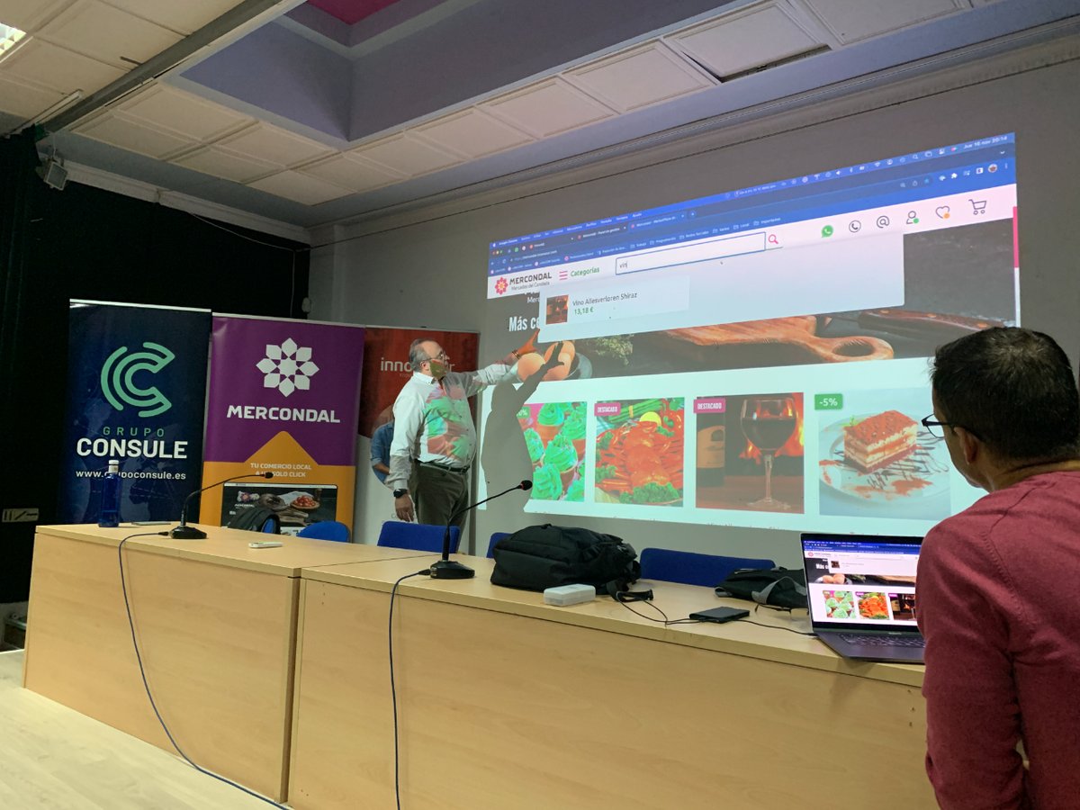 GrupoConsule's tweet photo. Terminamos la segunda sesión de #formación de #Mercondal en Arquillos y Navas de San Juan.

@Innovasur ha pasado por 6 pueblos del condado explicando como funciona la plataforma desde el punto de vista del comerciante y también desde el punto de vista del consumidor. https://t.co/uKC4BzZa42