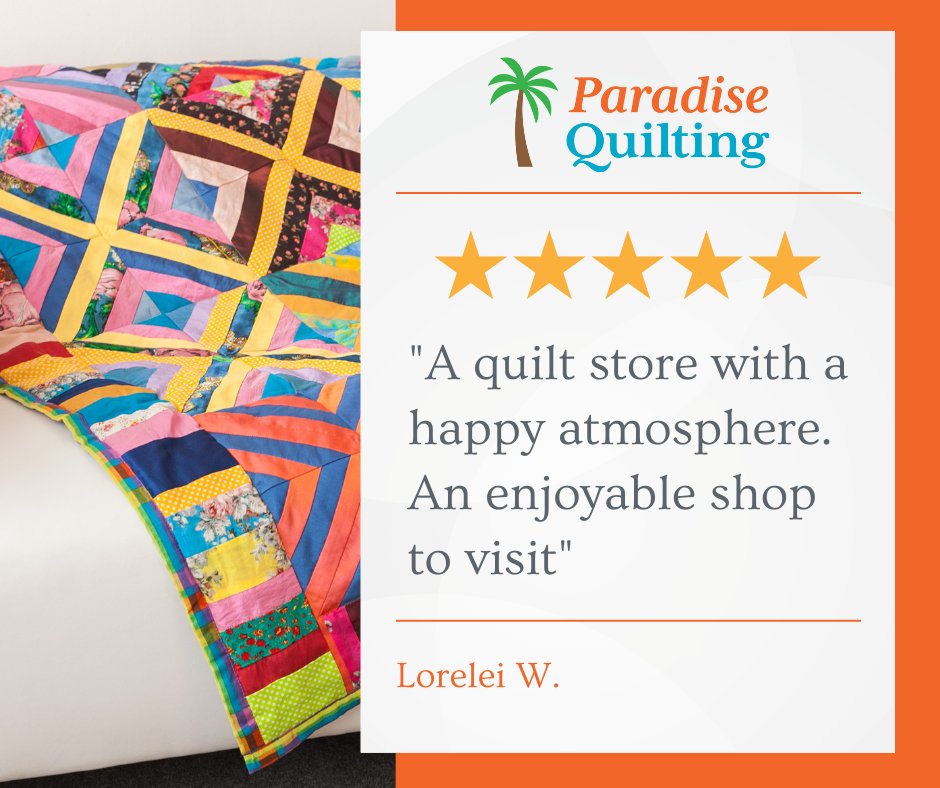 NHParadiseQuilt's tweet photo. Thank you for the kind words, Lorelei! ✨

We appreciate your support and the review. We're happy to have you here at the shop, come by anytime! 🧵
.
.
.
#paradisequilting #nhbusiness #concordnh #newhampshire #quiltshopnh #quilting #quiltingnewengland #testimonial https://t.co/D5i9YPImkE
